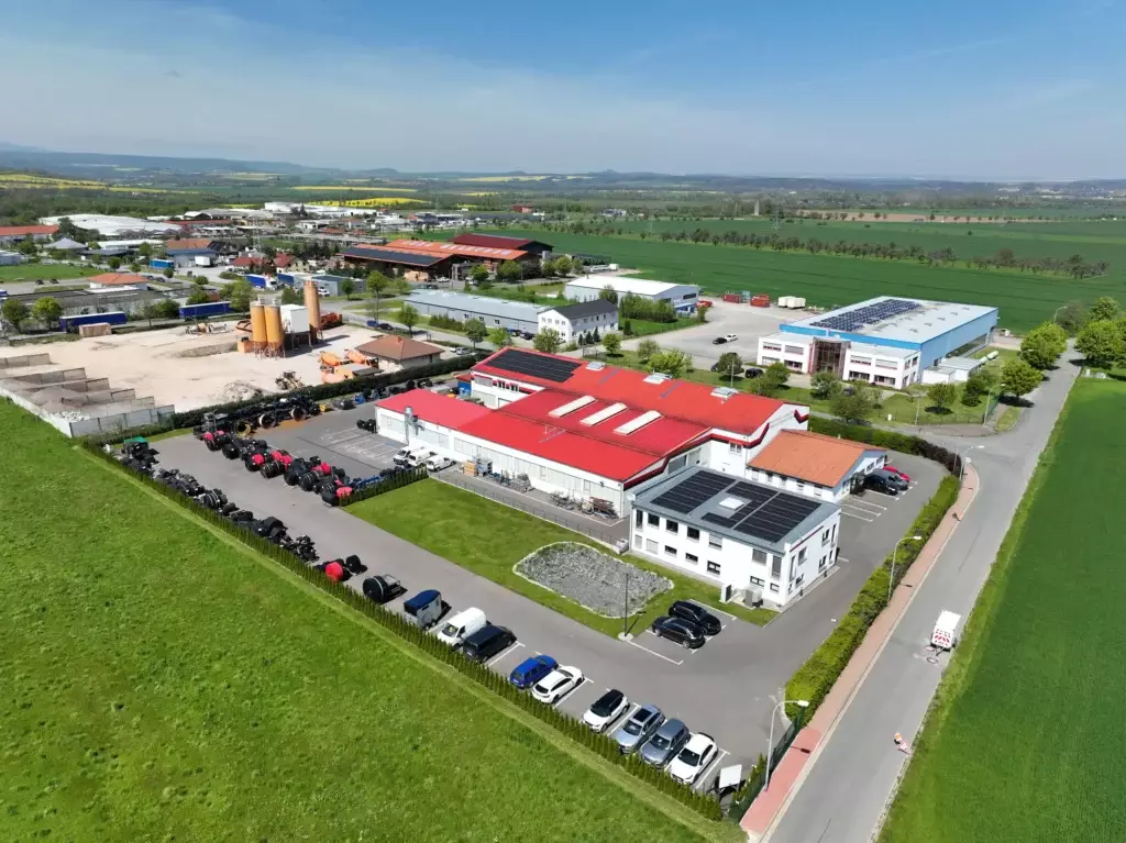 Luftaufnahme der Firma TipTop Rieder